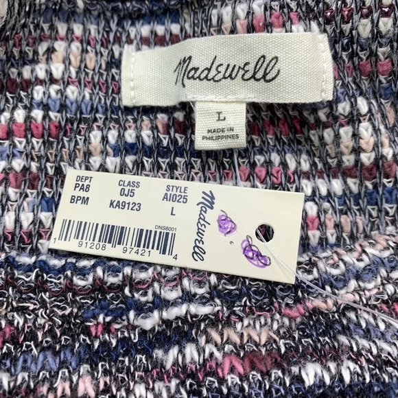 Madewell Women's Large Marled Knit Sweater NWT - Picture 5 of 9
